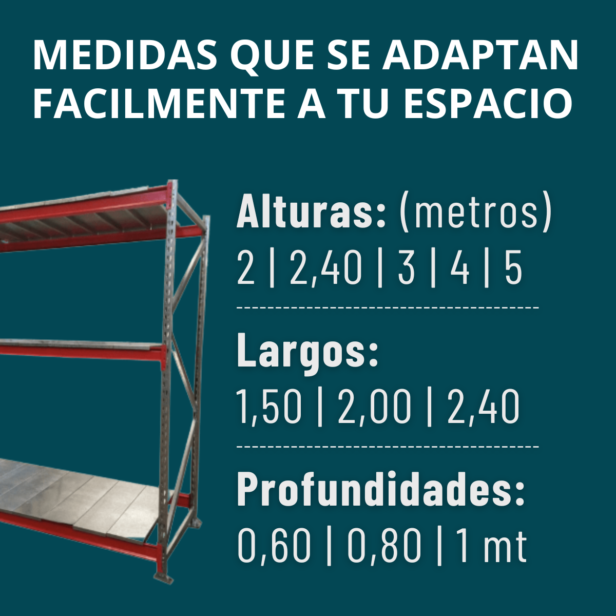Medidas de Miniracks